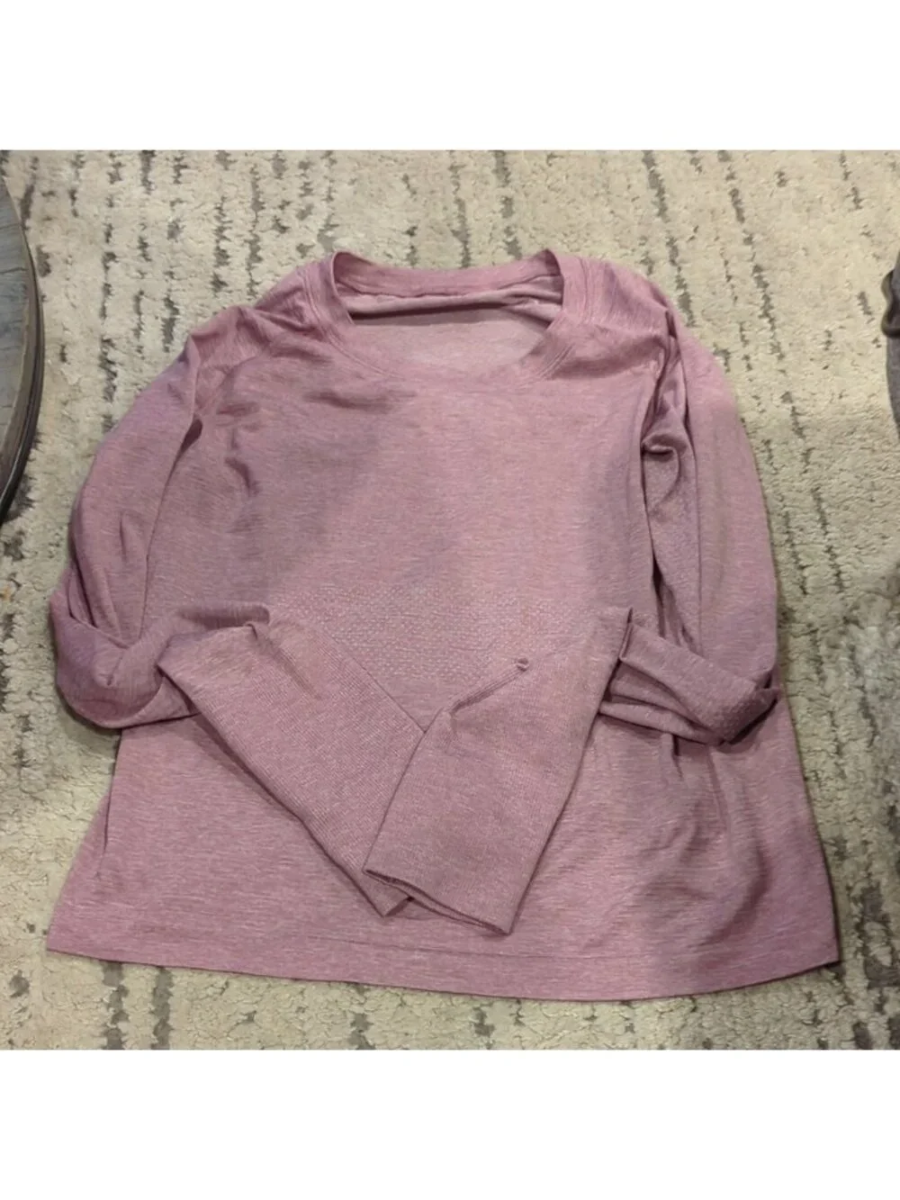 Lululemon Swiftly Tech Long-Sleeve Shirt 2.0 *Race Length Pink Peony/Velvet Dust